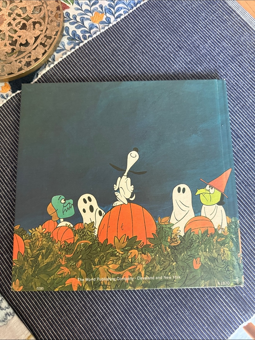 1967 First Edition It's the Great Pumpkin, Charlie Brown Hardcover SCHULZ - Picture 8 of 12